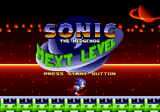 Sonic 1 The Next Level Title Screen